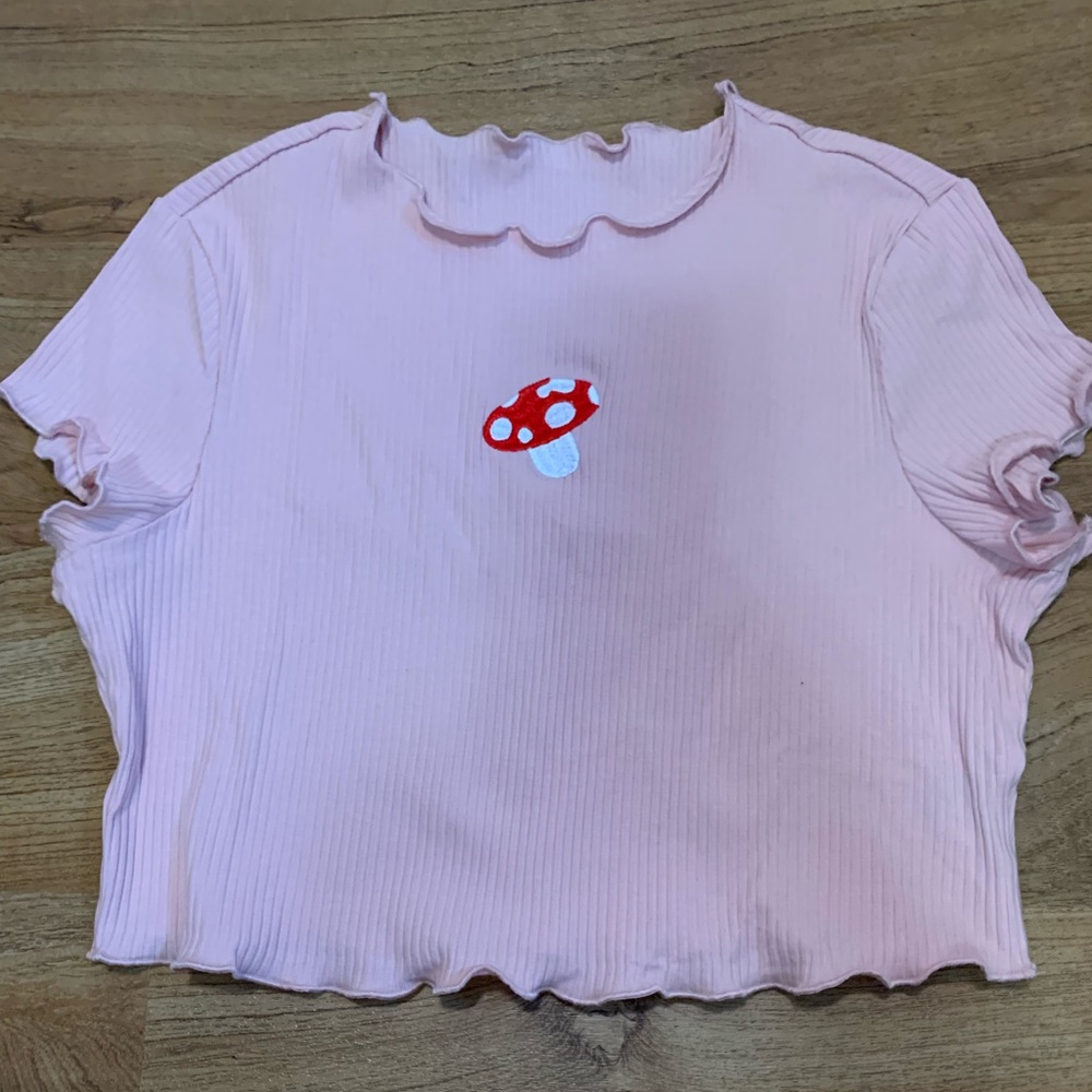 Pink baby tee
